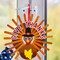 12-Pack Thanksgiving DIY Wreath Craft Kits for Kids – “Give Thanks” Turkey Foam Stick Art Sets with Googly Eyes, Wood Craft Sticks & Fall Stickers for Classroom & Home Activities (orange, Brown) 8 x 2 x 13 inches